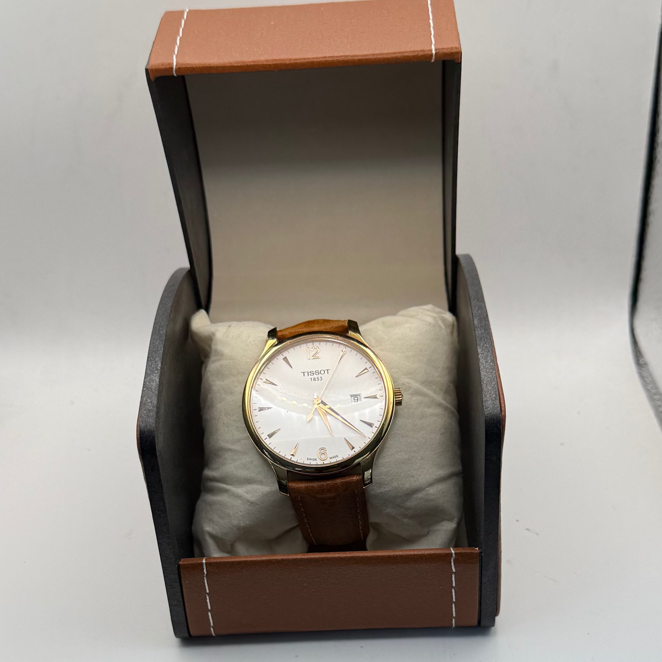 Tissot 1853 Rose Gold Tone Swiss Made Dress Watch – Sapphire Crystal – 44.5mm- £170.00