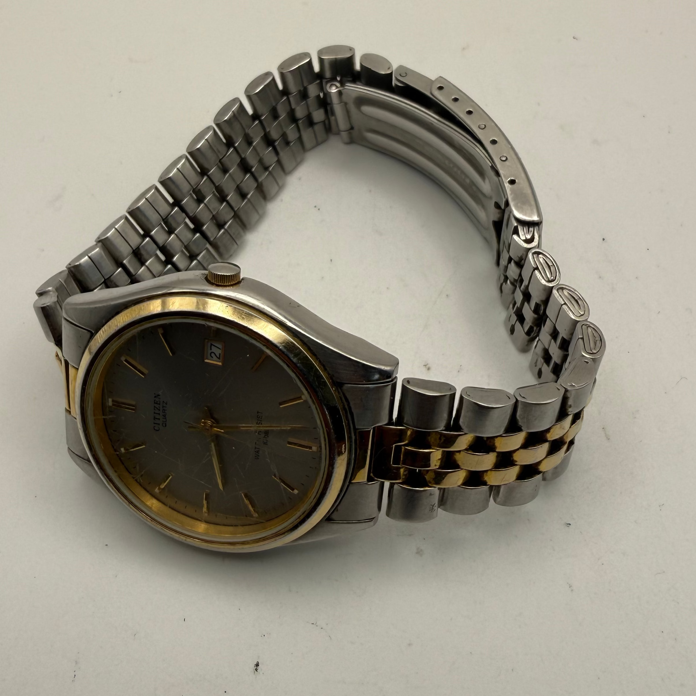 Citizen Quartz Two Tone Date Watch 5502-G425- £60.00