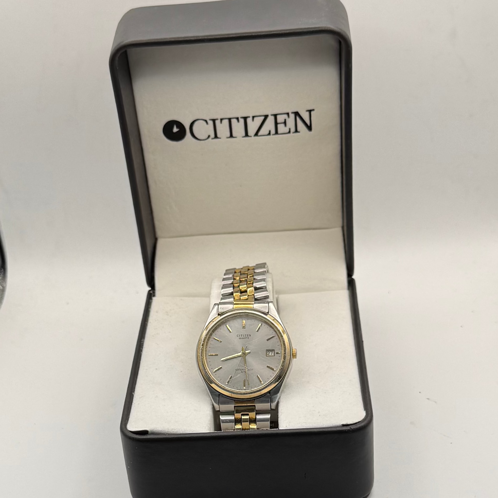 Citizen Quartz Two Tone Date Watch 5502-G425- £60.00