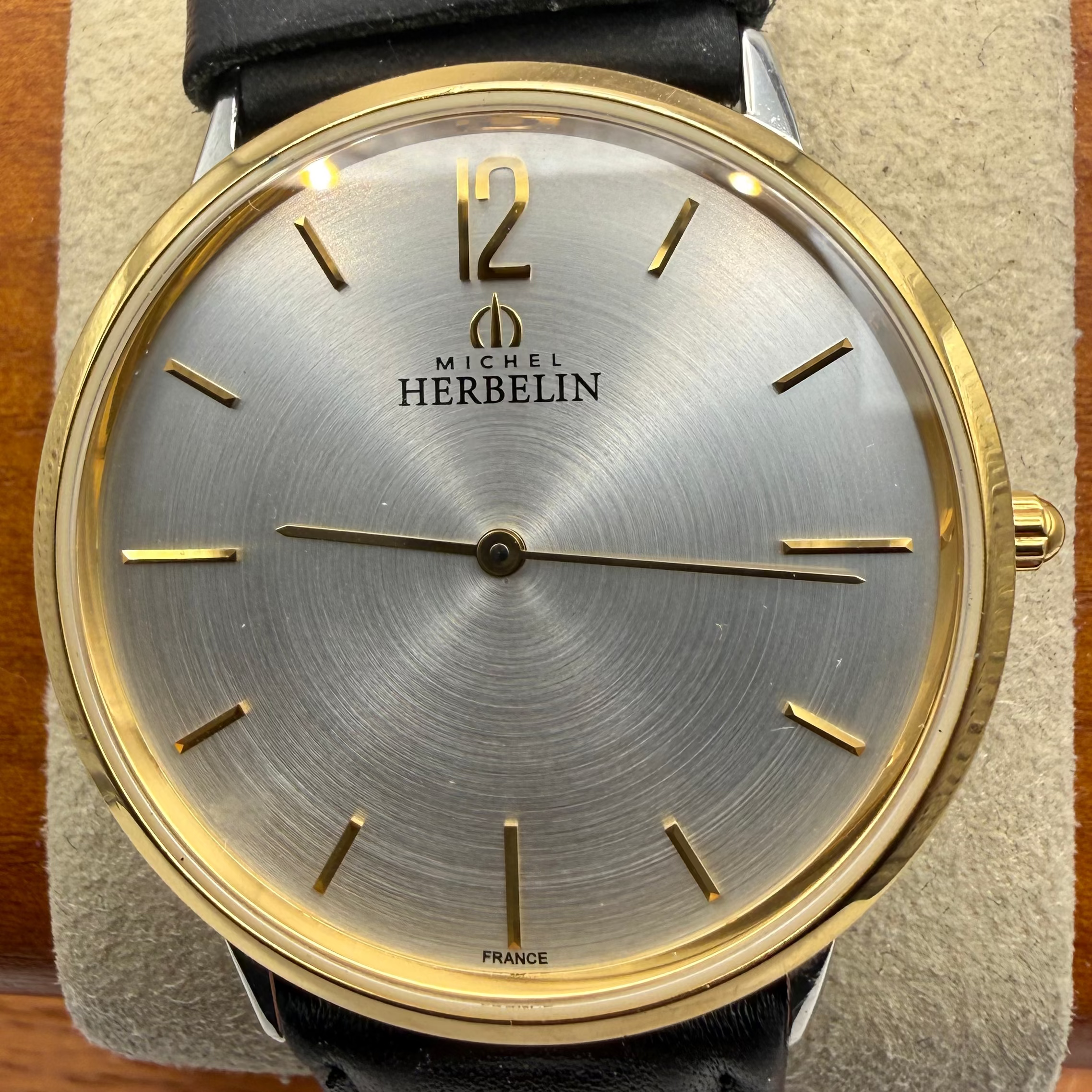 Michel Herbelin Classic Slim Dress Watch Full Set Swiss Made Sapphire Crystal- £200.00