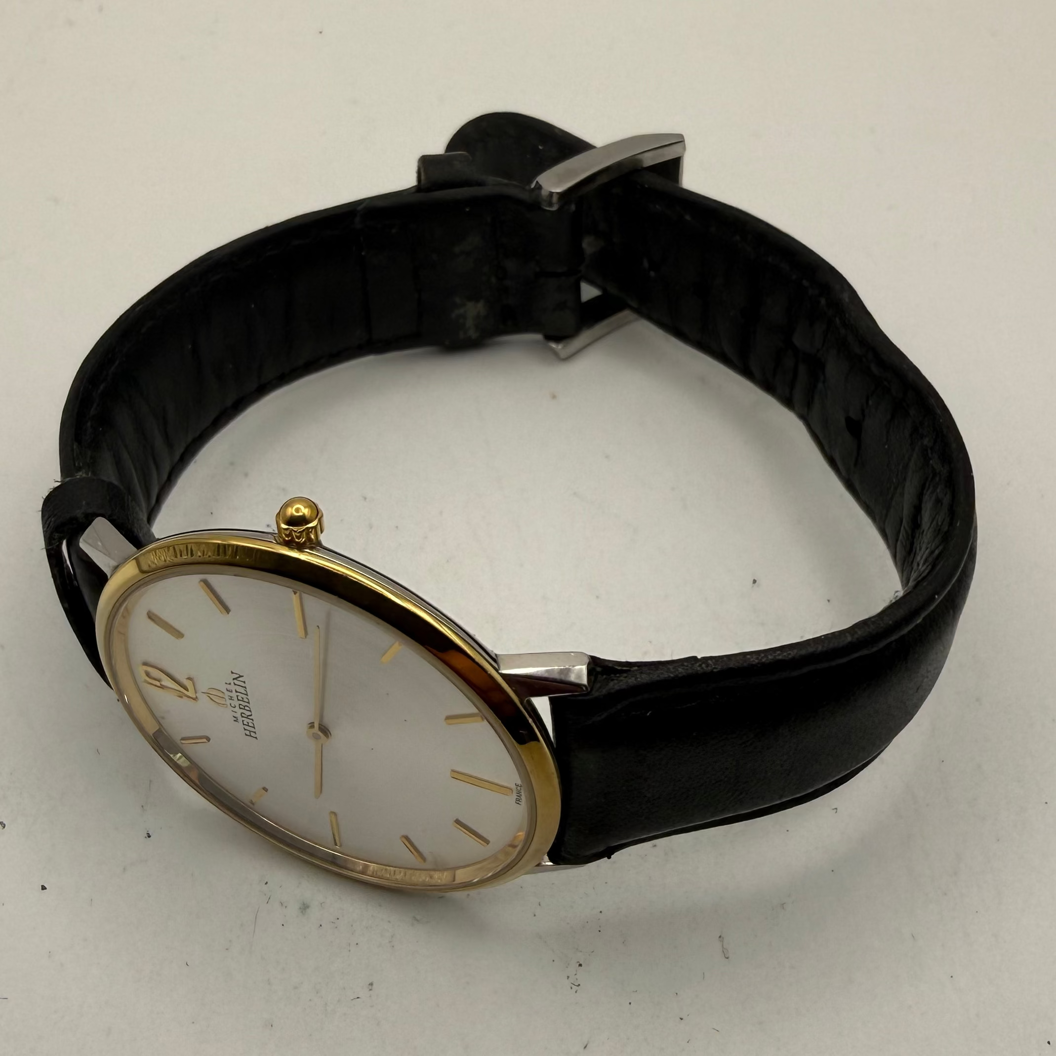 Michel Herbelin Classic Slim Dress Watch Full Set Swiss Made Sapphire Crystal- £200.00