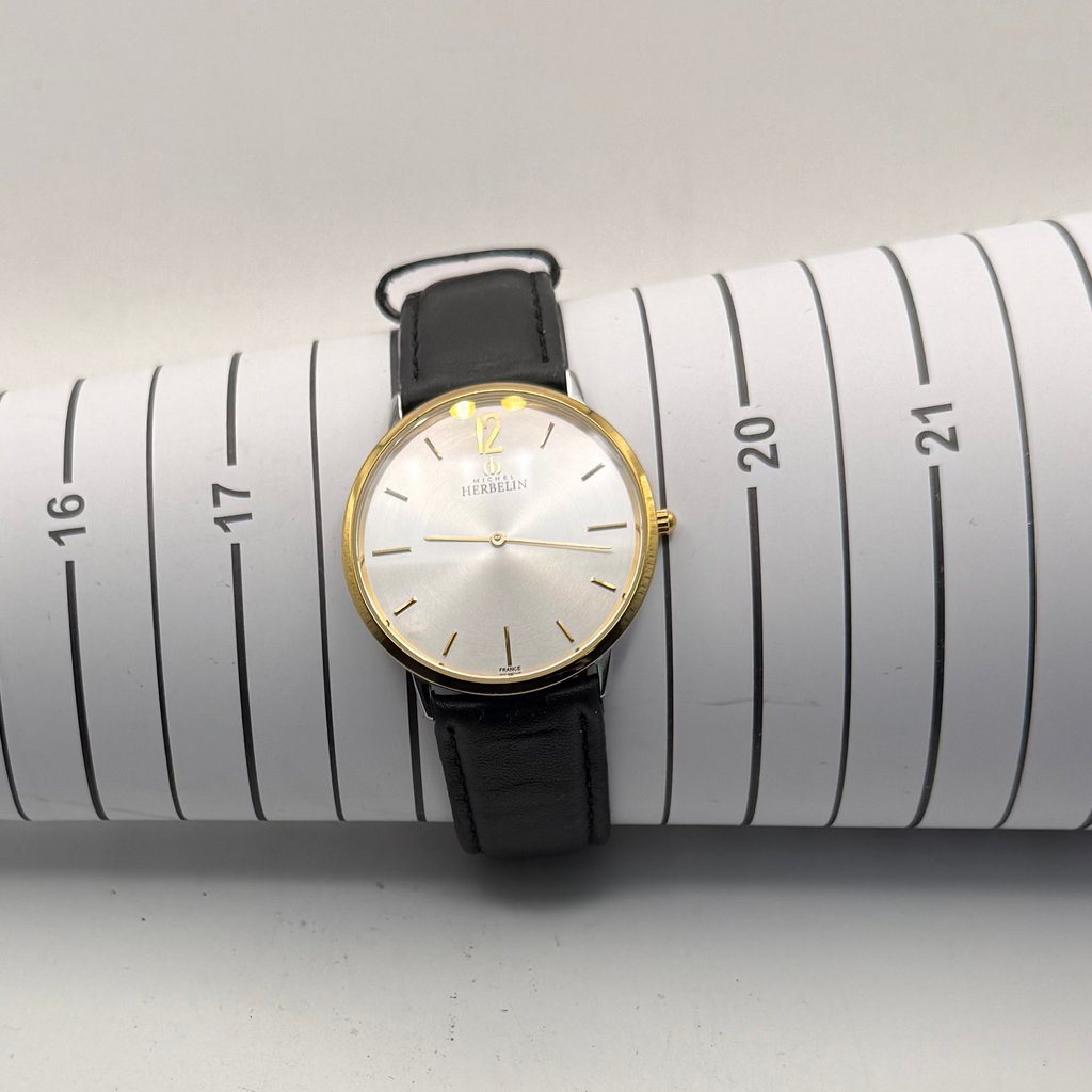 Michel Herbelin Classic Slim Dress Watch Full Set Swiss Made Sapphire Crystal- £200.00