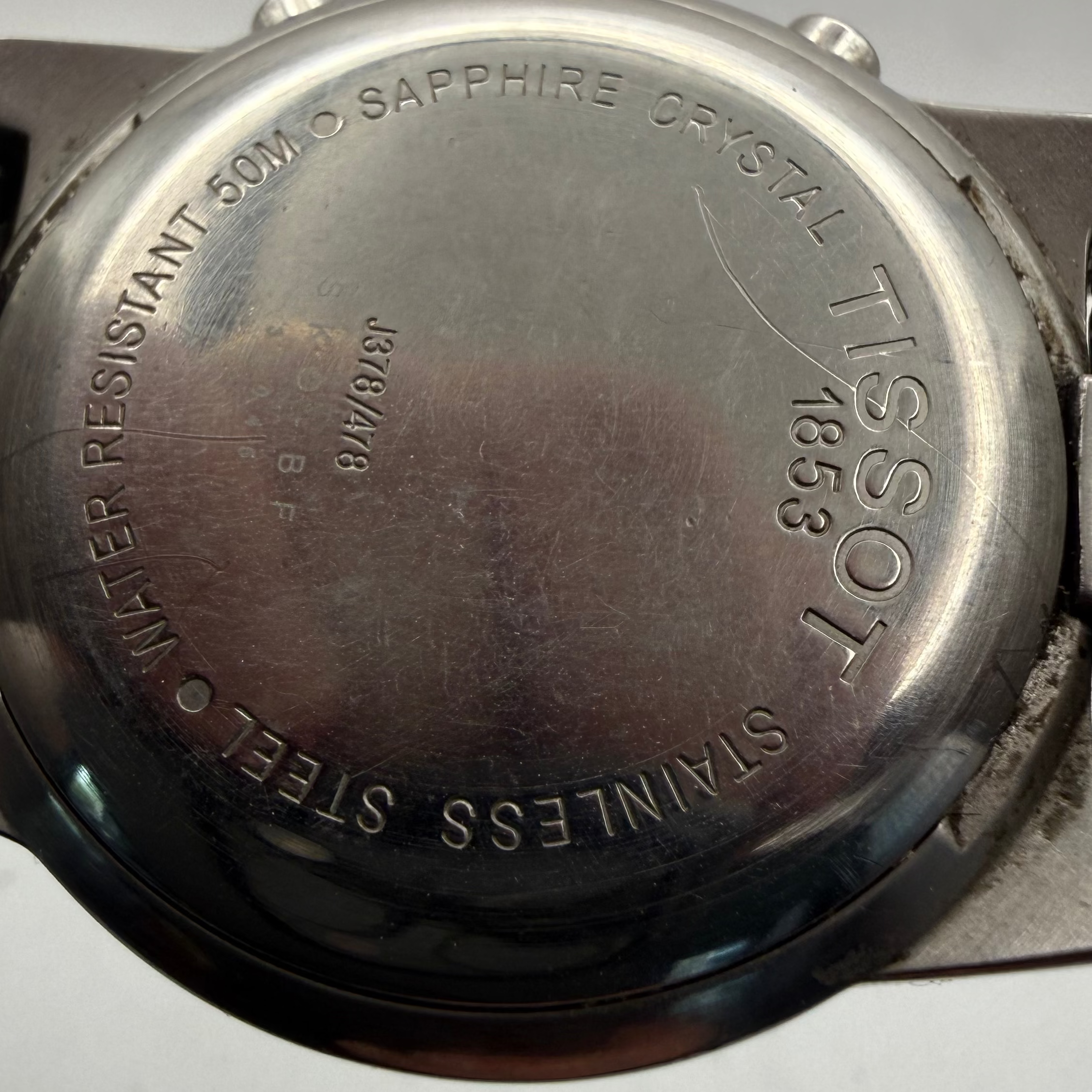 Tissot PR50 Chronograph Stainless Steel Sapphire Crystal Quartz Watc- £150.00
