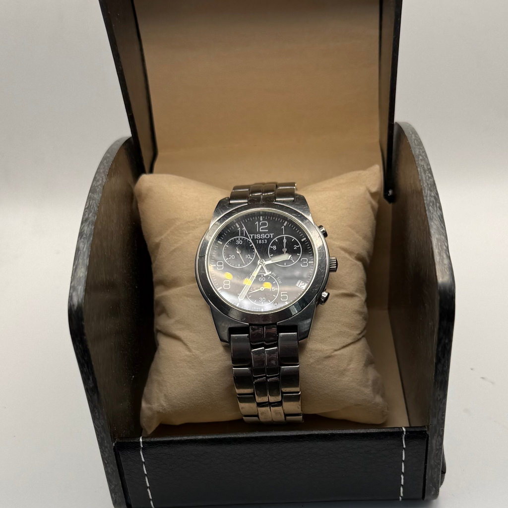 Tissot PR50 Chronograph Stainless Steel Sapphire Crystal Quartz Watc- £150.00