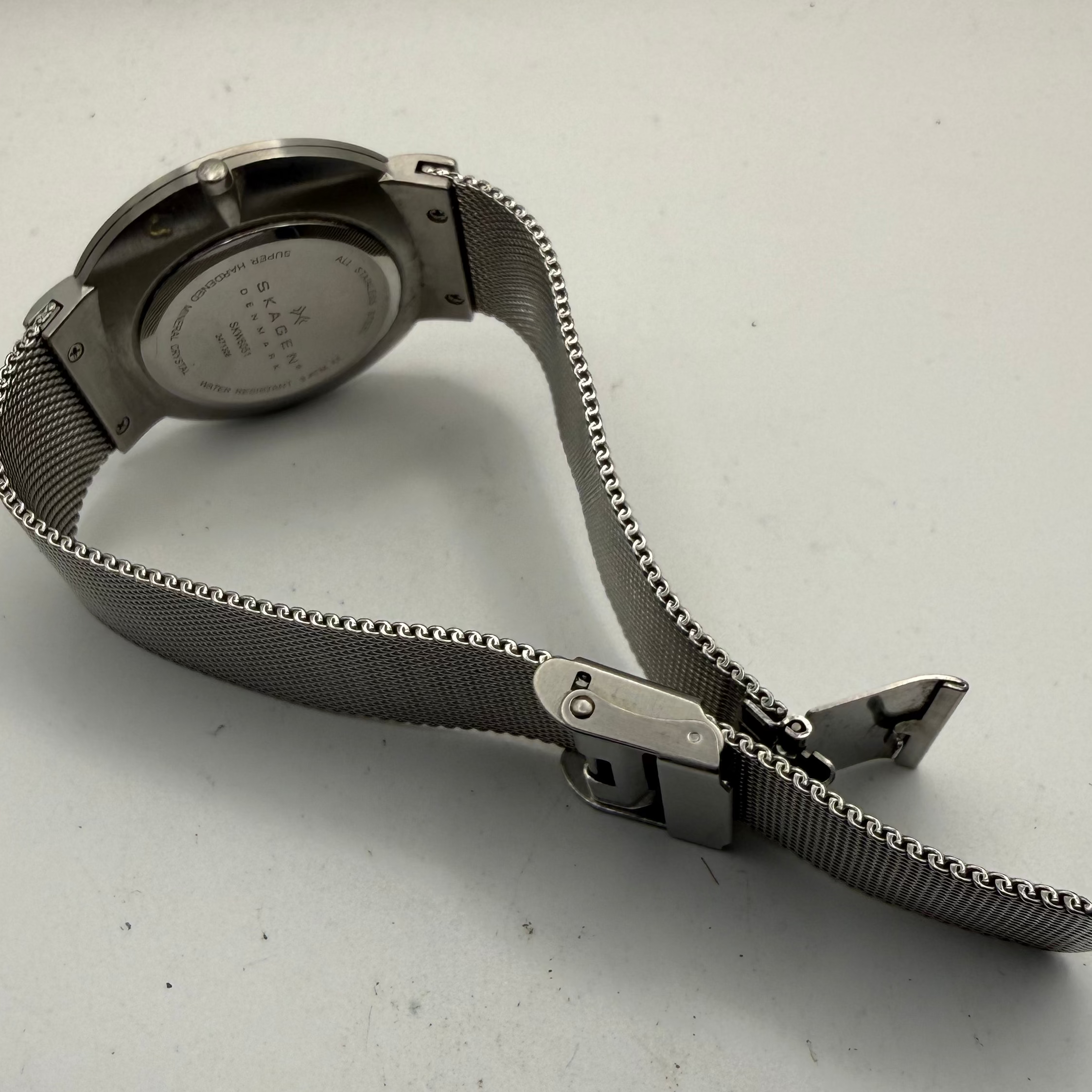 Skagen Denmark SKW6051 Ultra Slim Stainless Steel Mesh Watch- £45.00