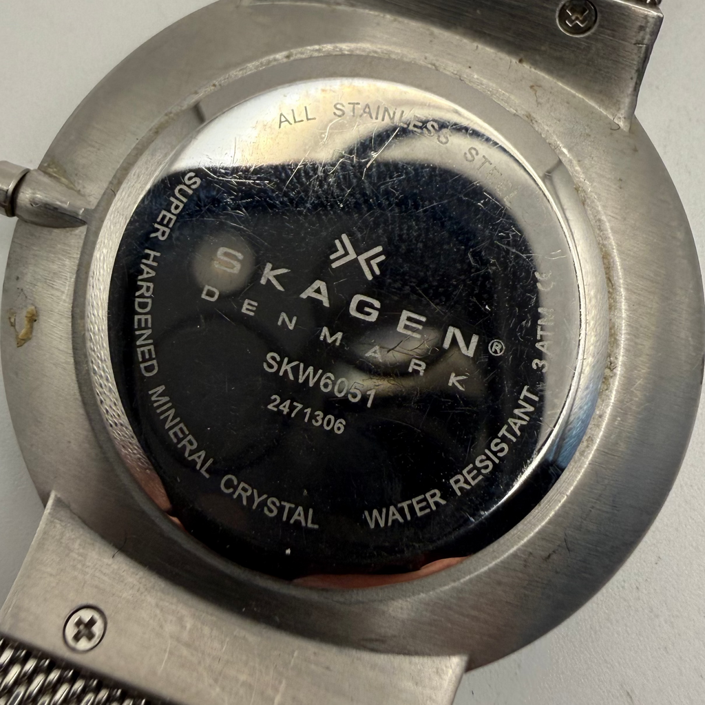 Skagen Denmark SKW6051 Ultra Slim Stainless Steel Mesh Watch- £45.00