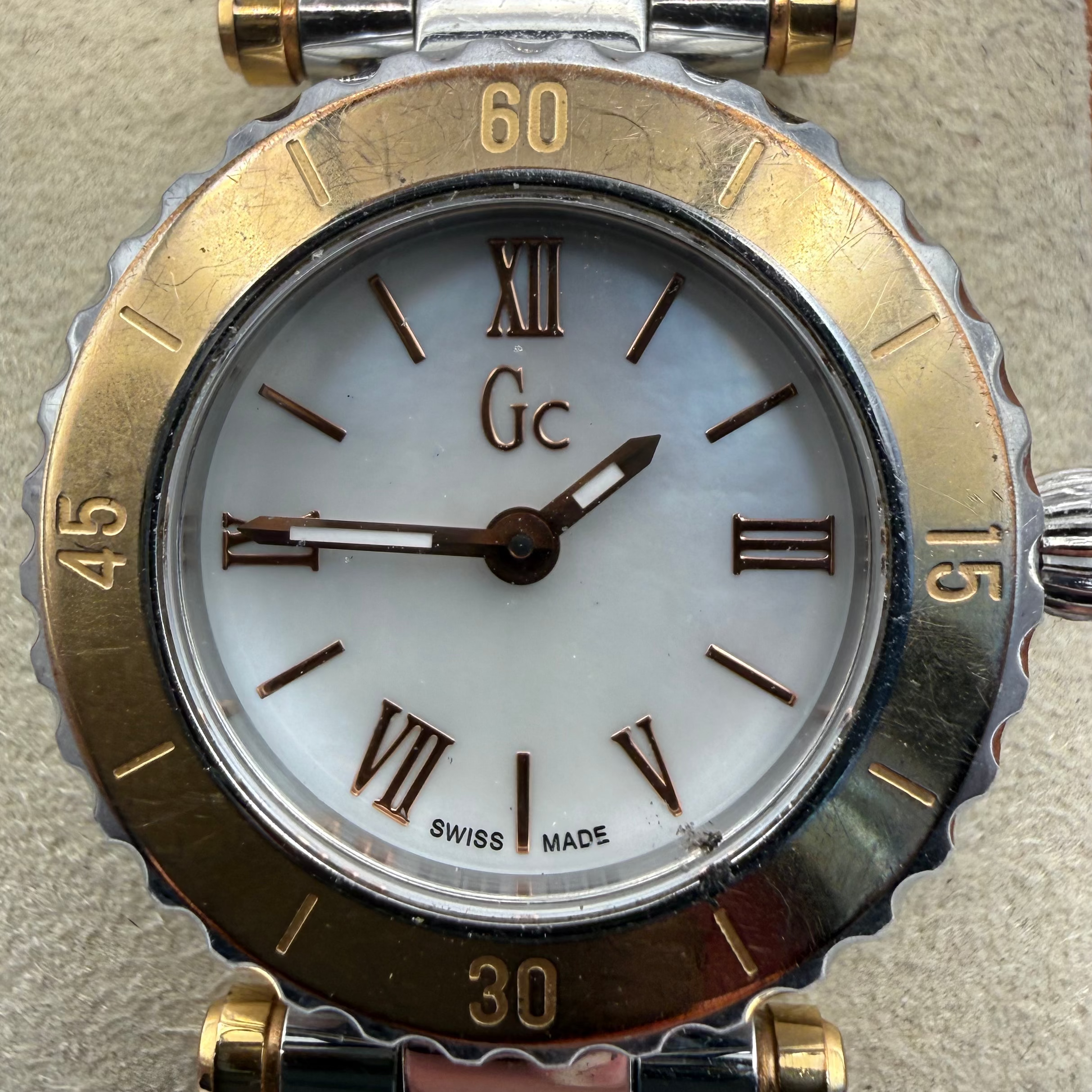 Gc Swiss Made Ladies Two Tone Watch- £60.00