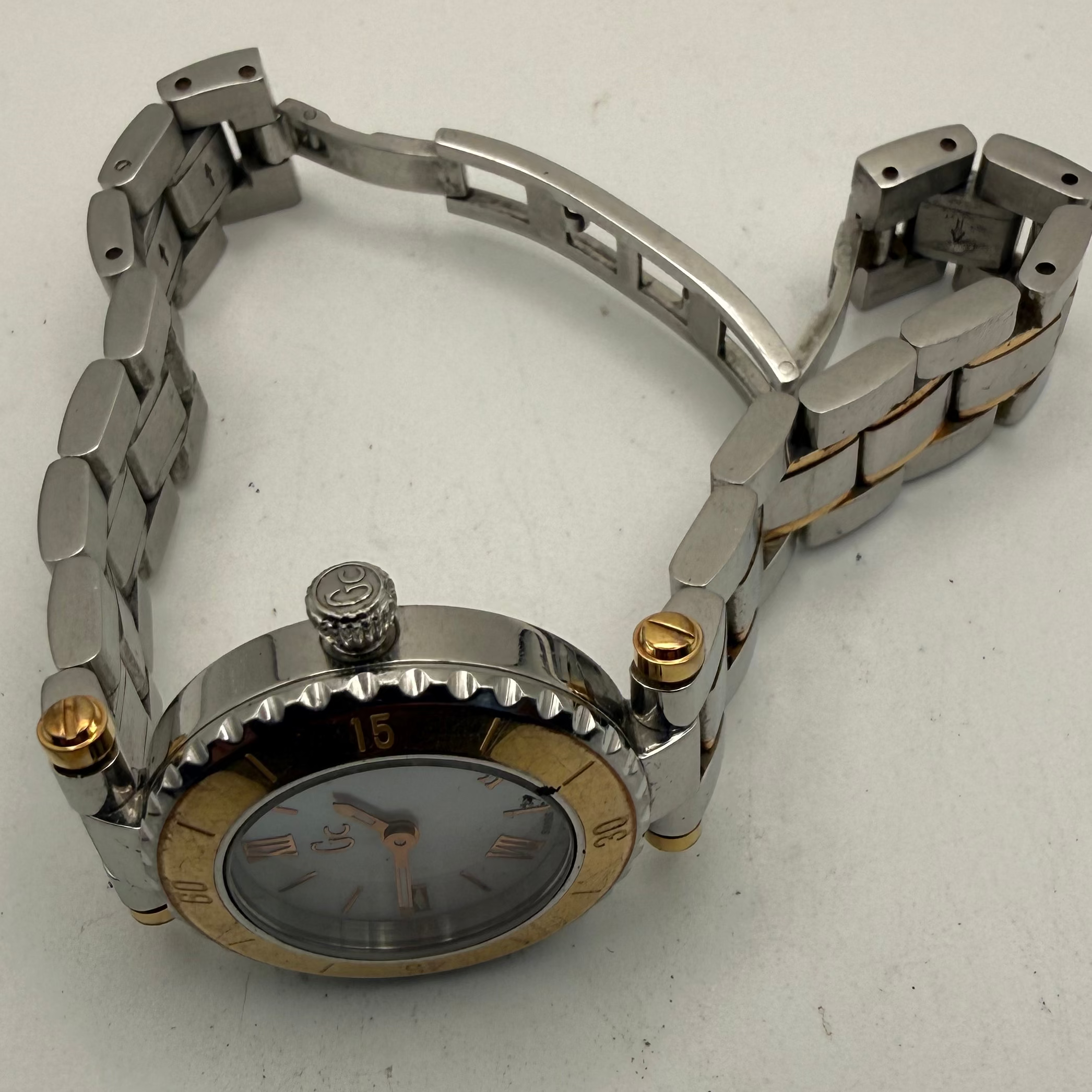 Gc Swiss Made Ladies Two Tone Watch- £60.00