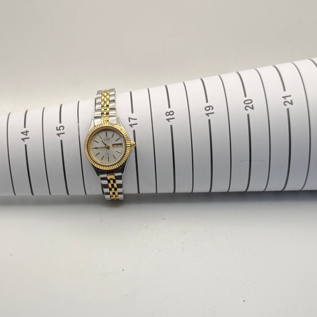 Citizen Quartz Two Tone Ladies Day Date Watch 5500-R00418- £35.00