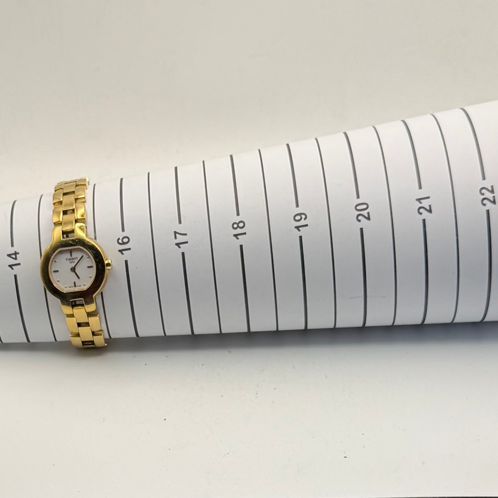 Tissot 1853 Ladies Gold Tone Swiss Watch – White Dial- £65.00