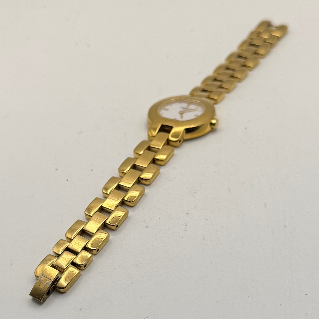 Tissot 1853 Ladies Gold Tone Swiss Watch – White Dial- £65.00
