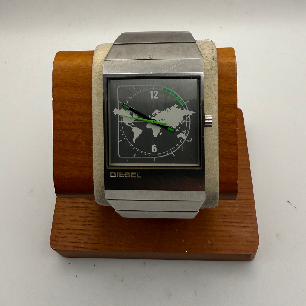Diesel DZ1306 World Map Stainless Steel Watch- £50.00