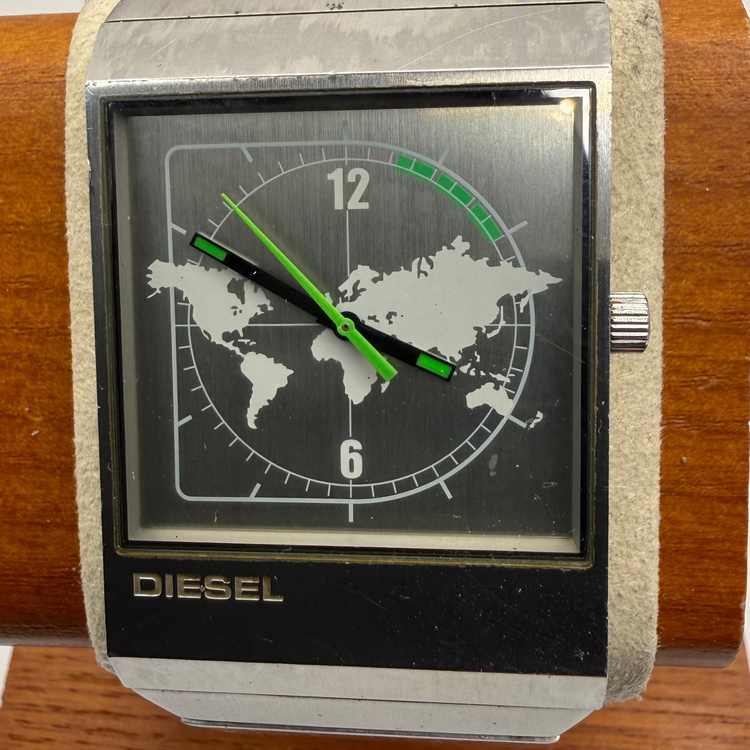 Diesel DZ1306 World Map Stainless Steel Watch- £50.00