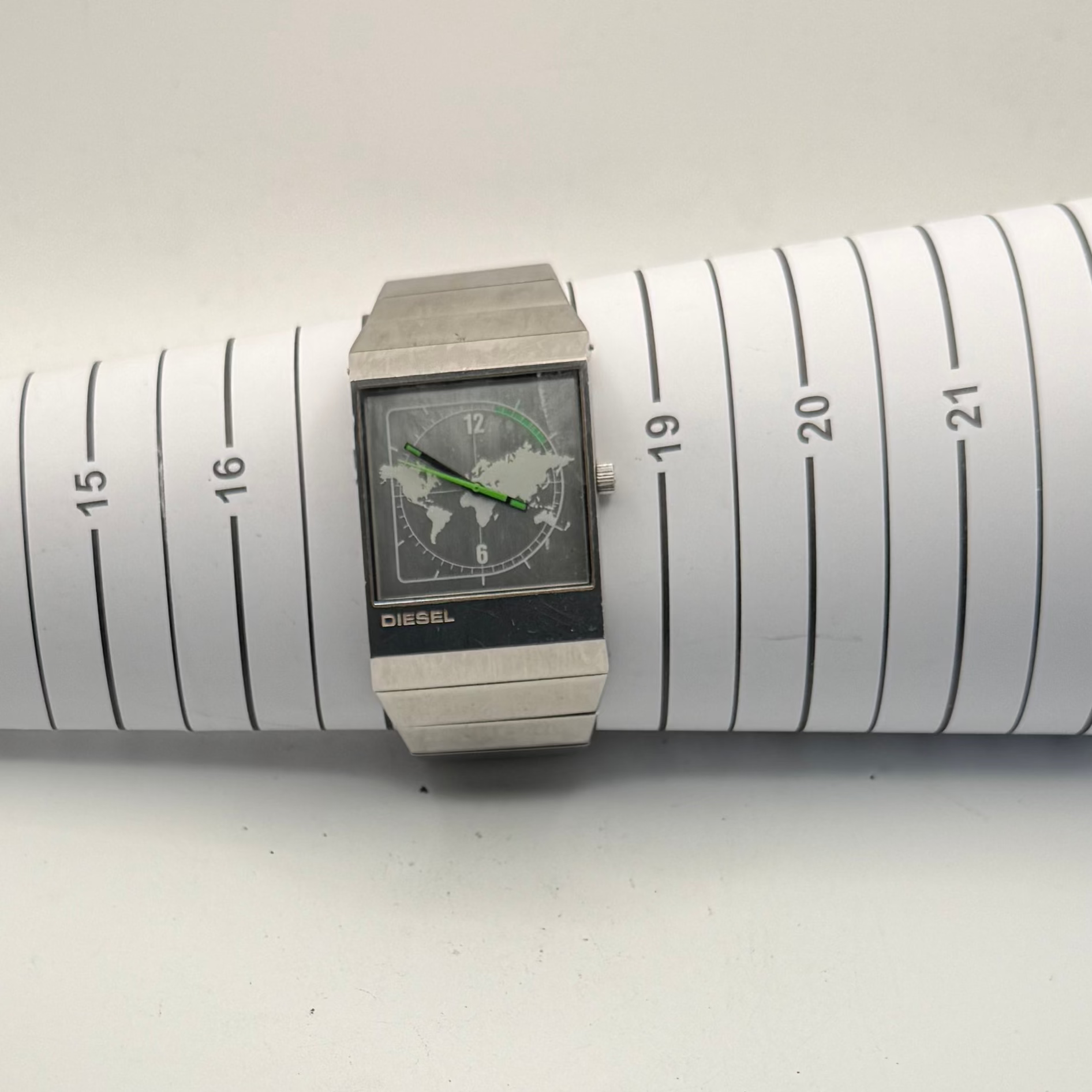 Diesel DZ1306 World Map Stainless Steel Watch- £50.00
