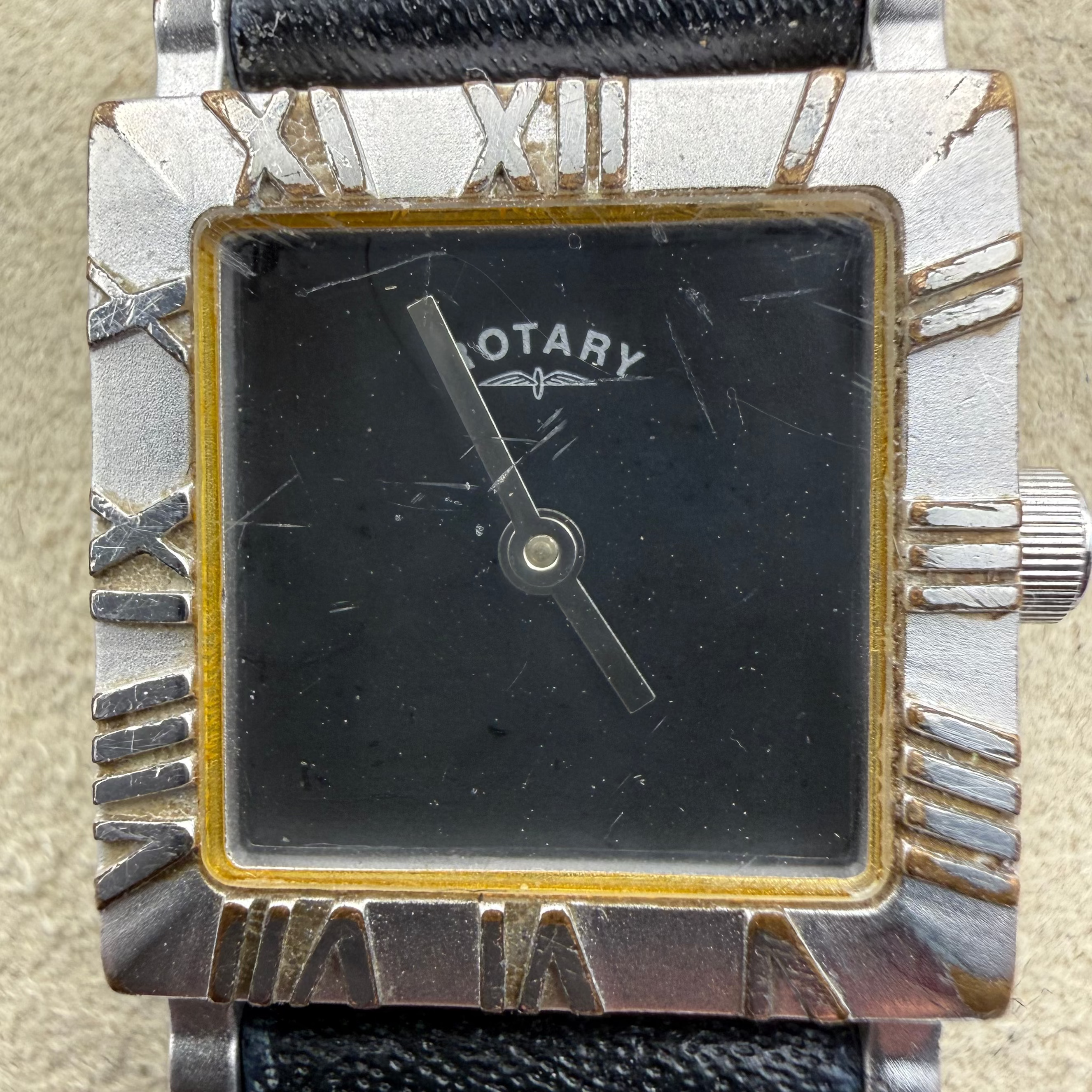 Rotary Ladies Quartz Dress Watch – Roman Numeral Square Case- £20.00