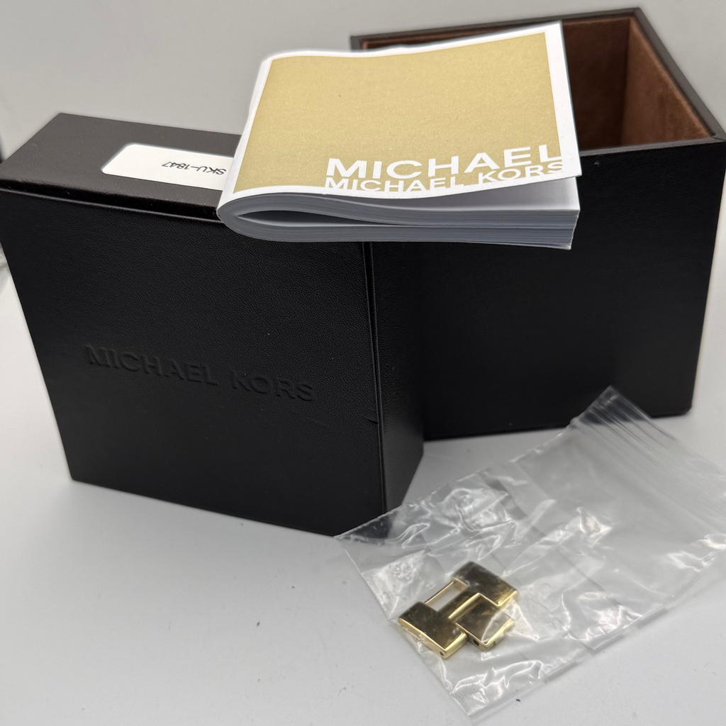 Michael Kors Ladies Tortoise Shell & Gold Tone Watch MK-4229- £50.00