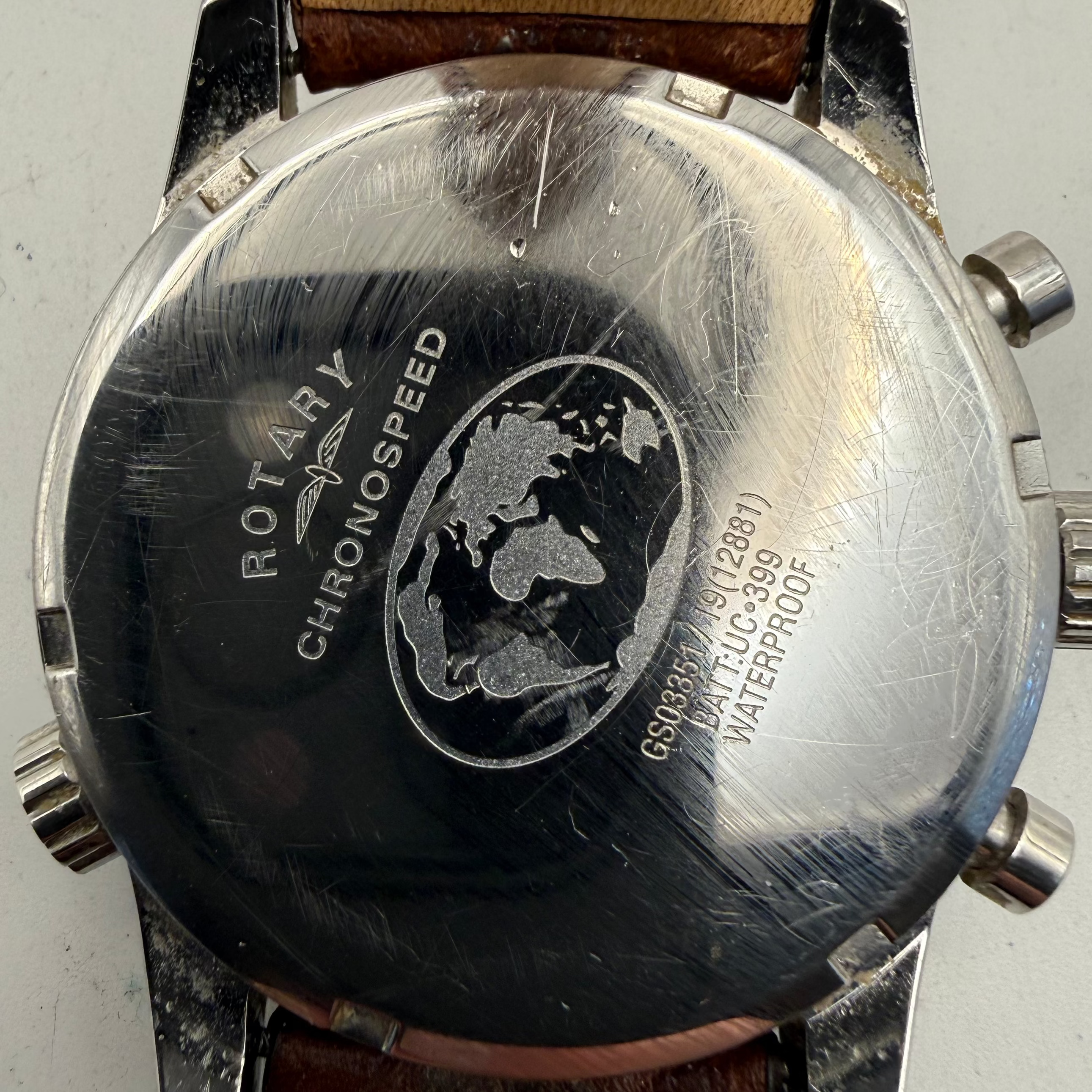 Rotary Chronospeed Chronograph Pilot Style Watch Full Set- £90.00