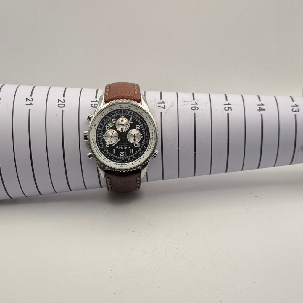 Rotary Chronospeed Chronograph Pilot Style Watch Full Set- £90.00