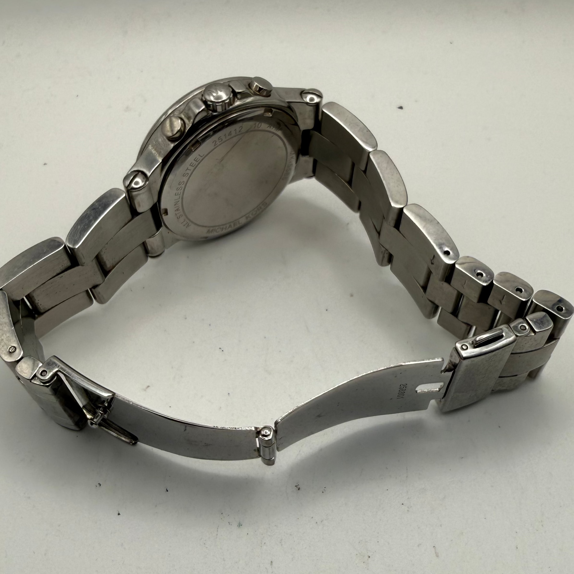 Michael Kors Ladies Chronograph Crystal Bezel Watch- £70.00