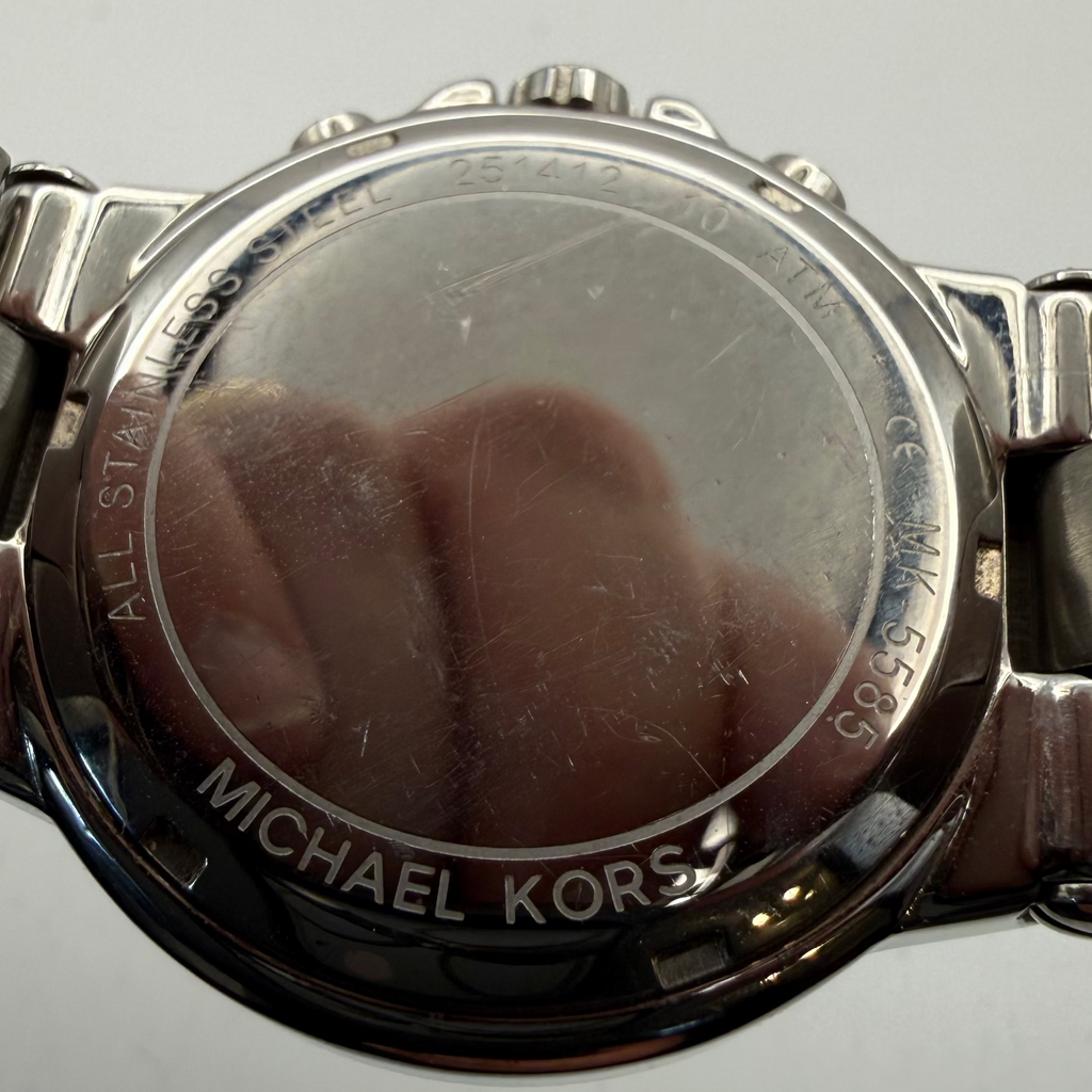Michael Kors Ladies Chronograph Crystal Bezel Watch- £70.00