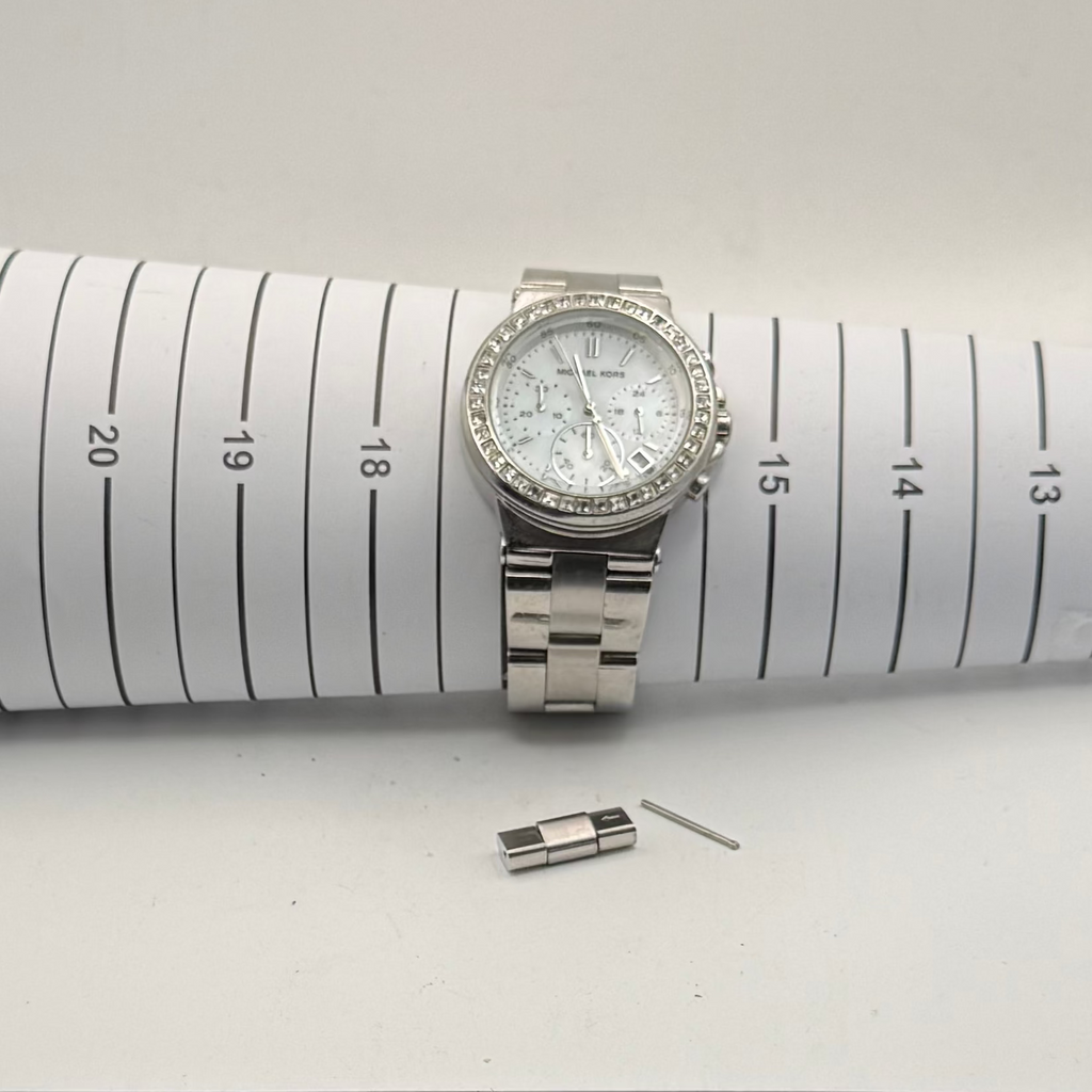 Michael Kors Ladies Chronograph Crystal Bezel Watch- £70.00
