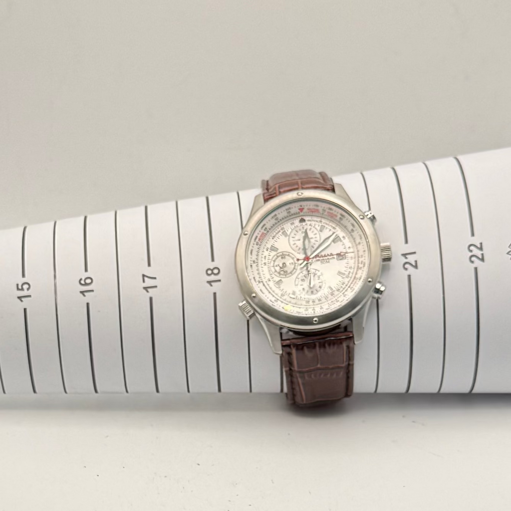 Pulsar Chronograph Tachymeter Pilot Style Watch Full Set- £100.00