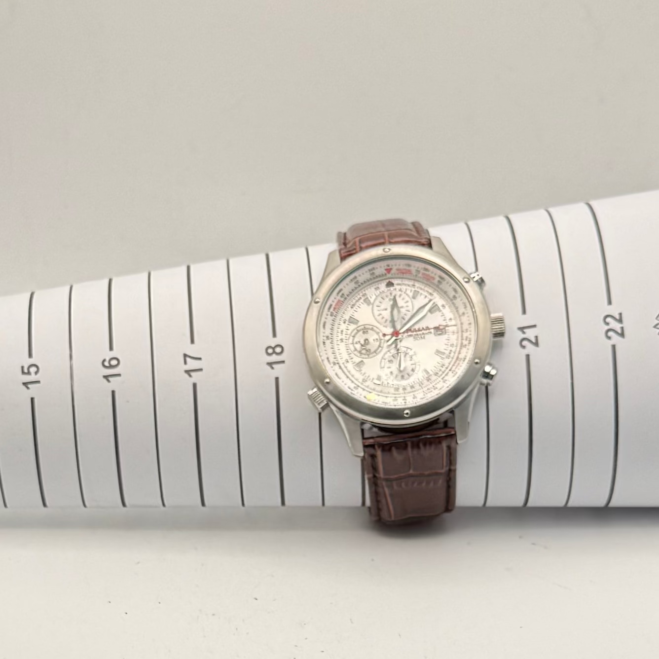 Pulsar Chronograph Tachymeter Pilot Style Watch Full Set- £100.00