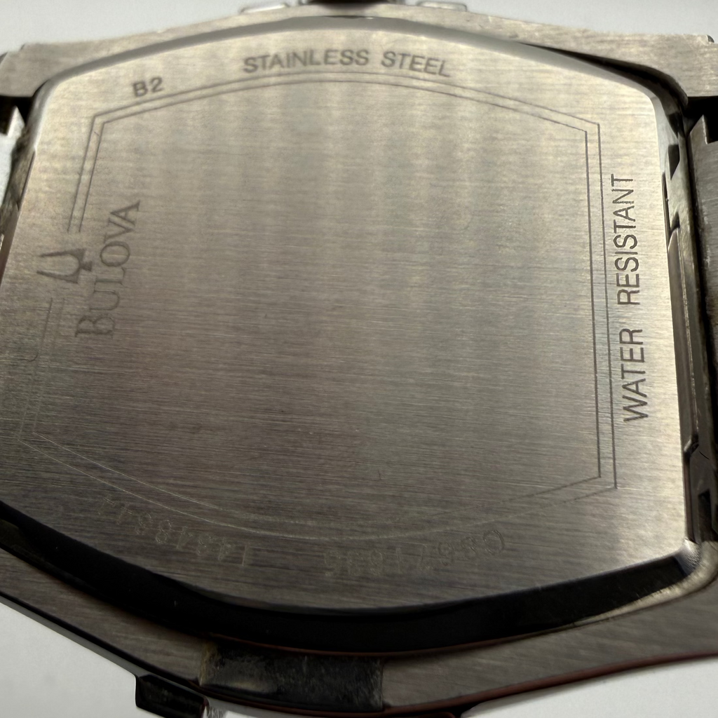 Bulova Curvée Style Multi-Function Stainless Steel Watch- £140.00