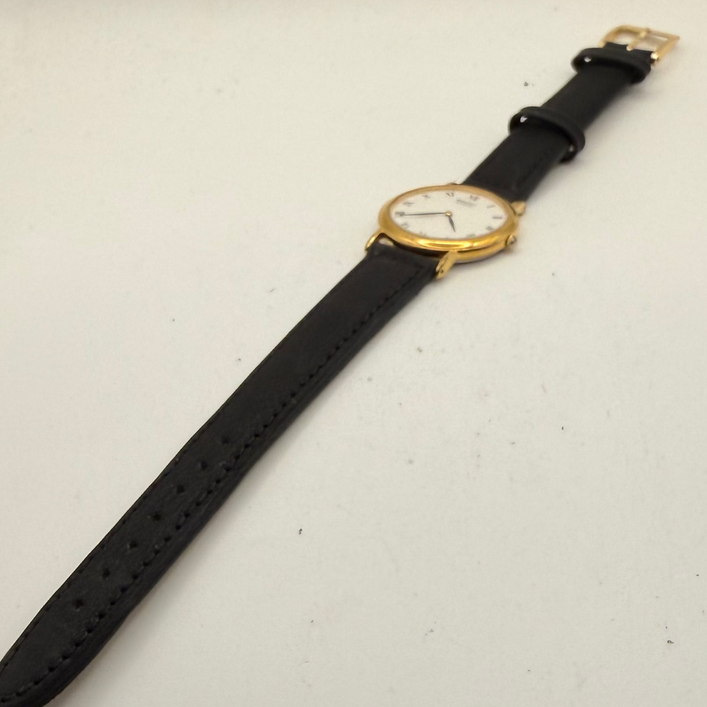 Vintage Seiko Quartz Dress Watch V700-6K30 Gold Tone Roman Dial- £65.00