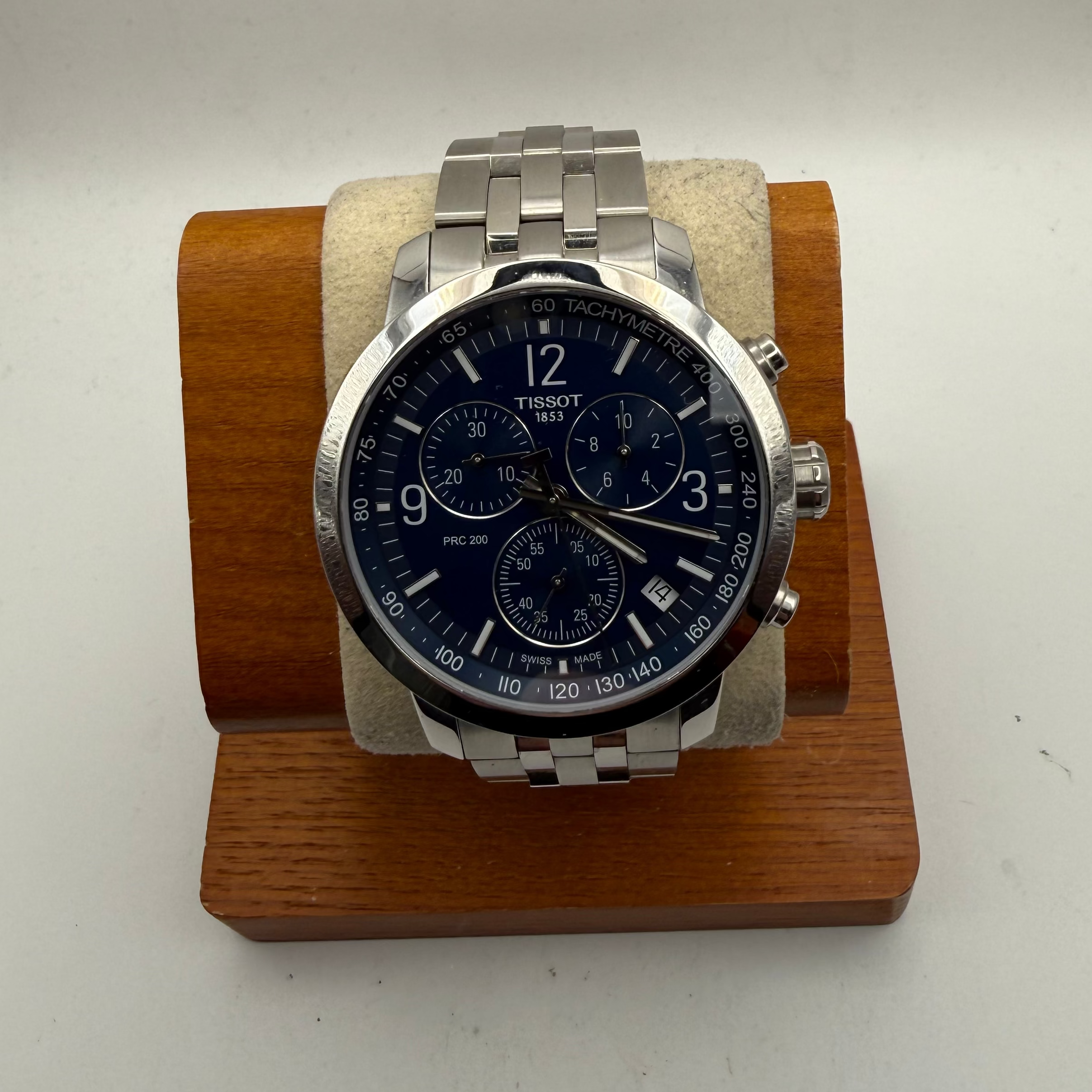 Tissot PRC 200 Chronograph Blue Dial Full Set T114417A- £245.00