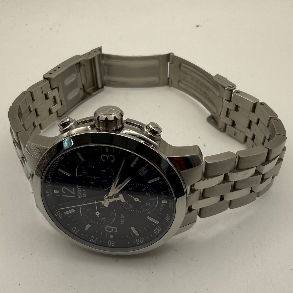 Tissot PRC 200 Chronograph Blue Dial Full Set T114417A- £245.00