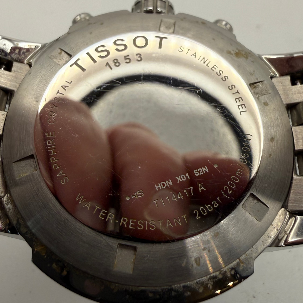 Tissot PRC 200 Chronograph Blue Dial Full Set T114417A- £245.00