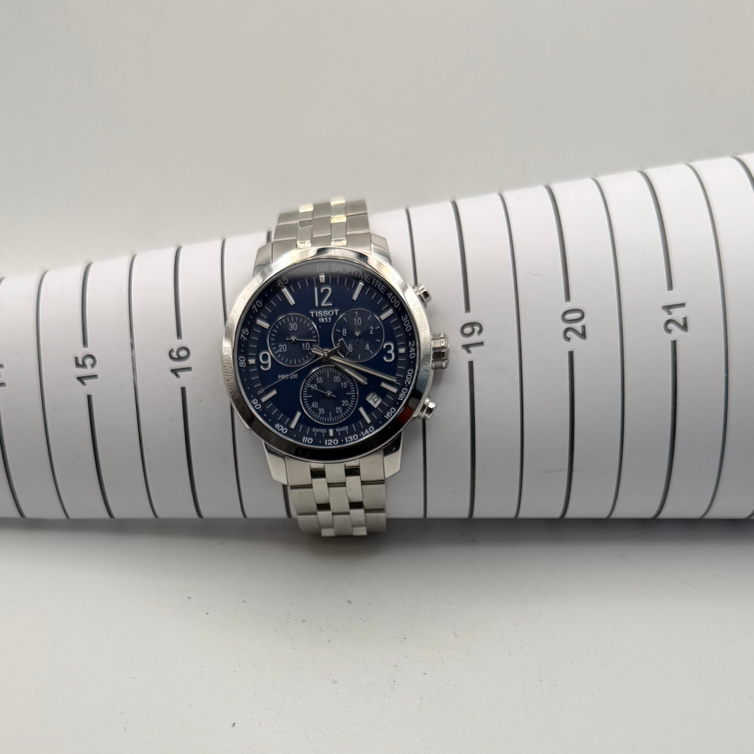Tissot PRC 200 Chronograph Blue Dial Full Set T114417A- £245.00