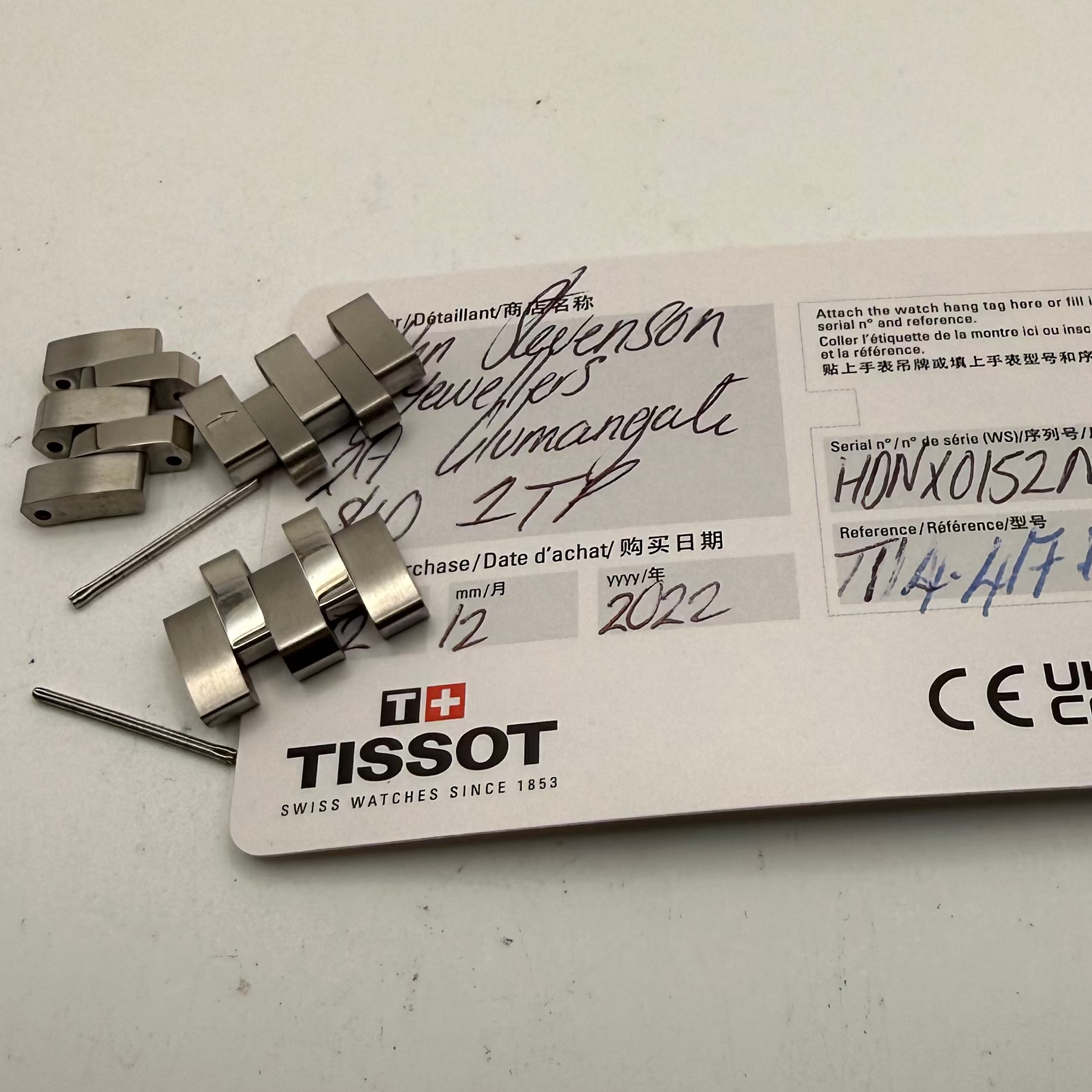 Tissot PRC 200 Chronograph Blue Dial Full Set T114417A- £245.00