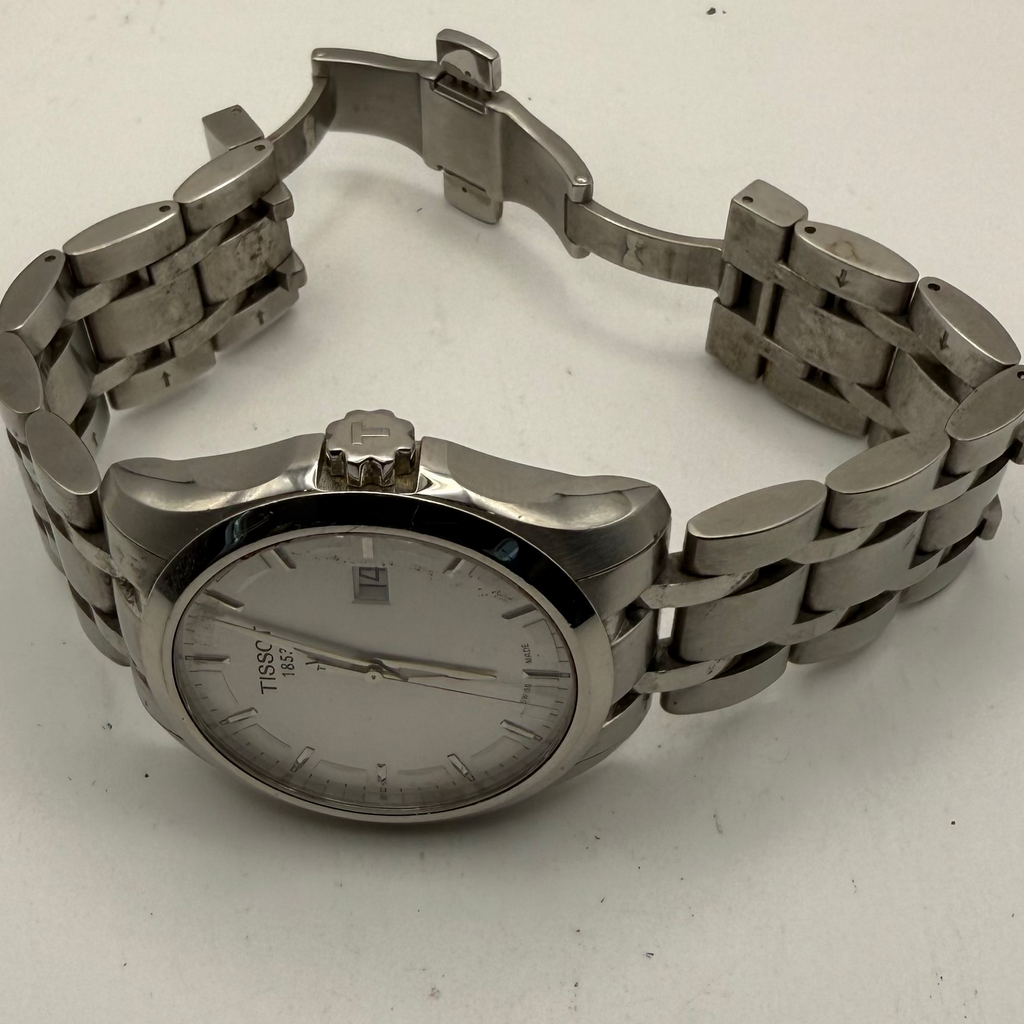 Tissot Couturier Quartz Date Stainless Steel Watch- £