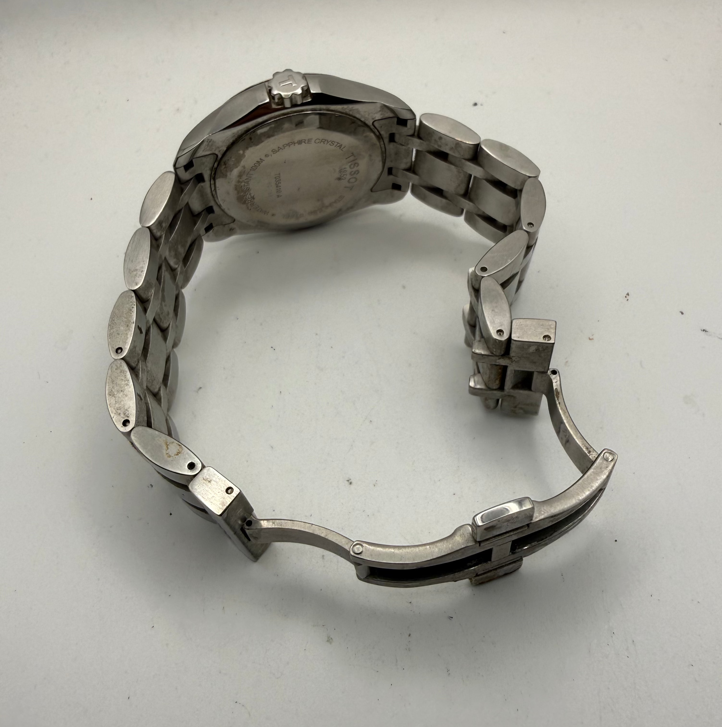 Tissot Couturier Quartz Date Stainless Steel Watch- £