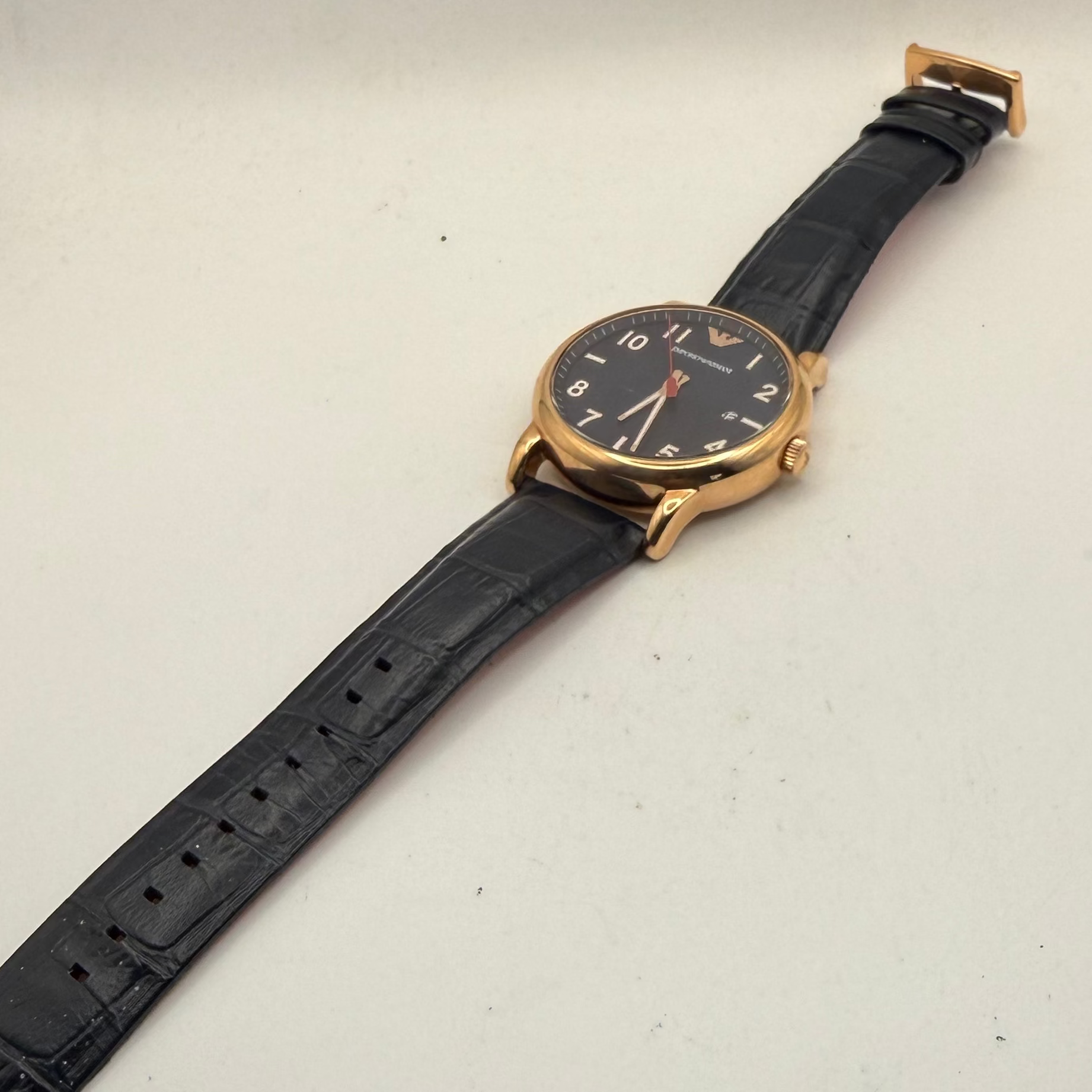 Emporio Armani AR-11135 Rose Gold Tone Men’s Watch Full Set- £75.00