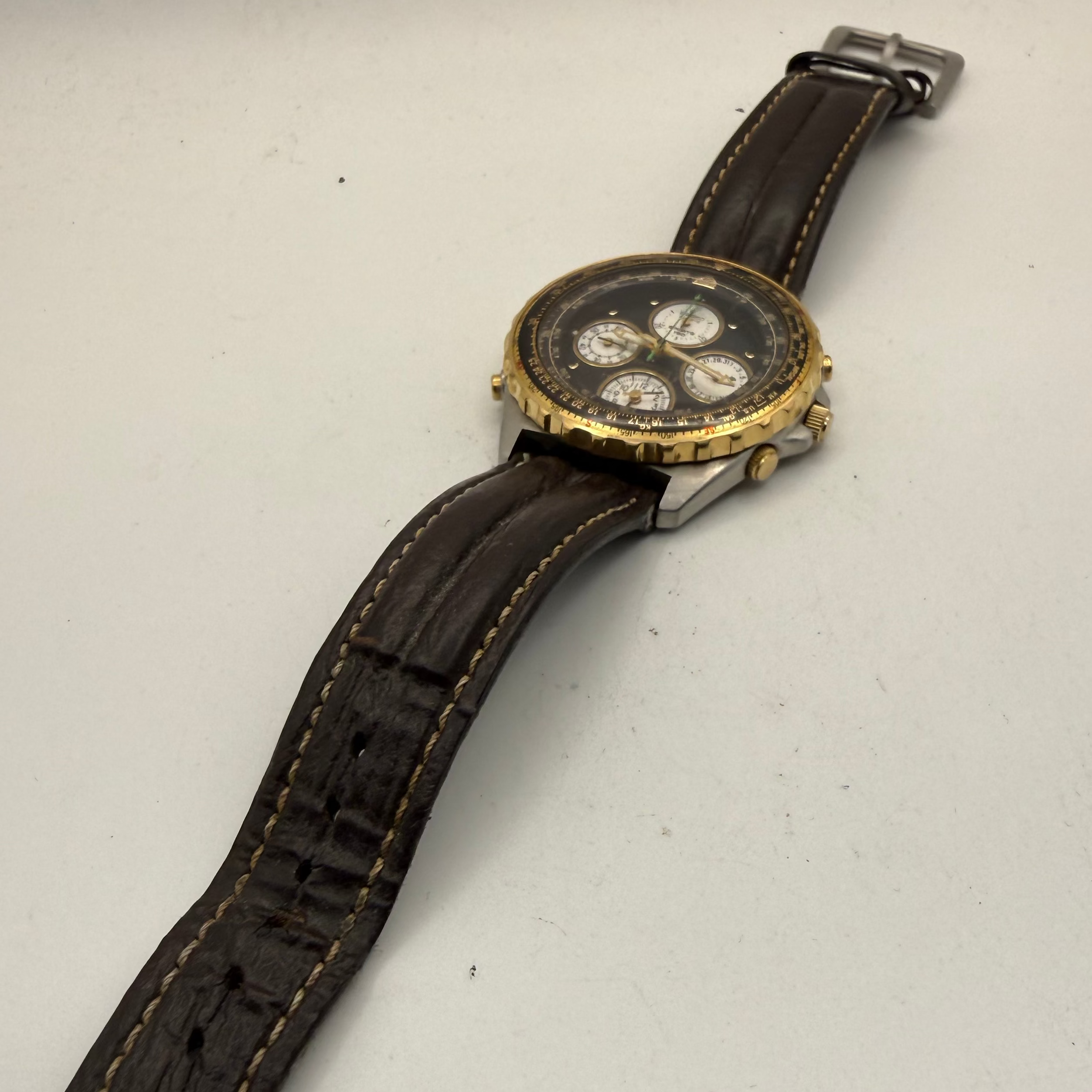 Seiko Flightmaster Sports 150 Chronograph 7T84-6A00 Vintage Pilot Watch- £230.00