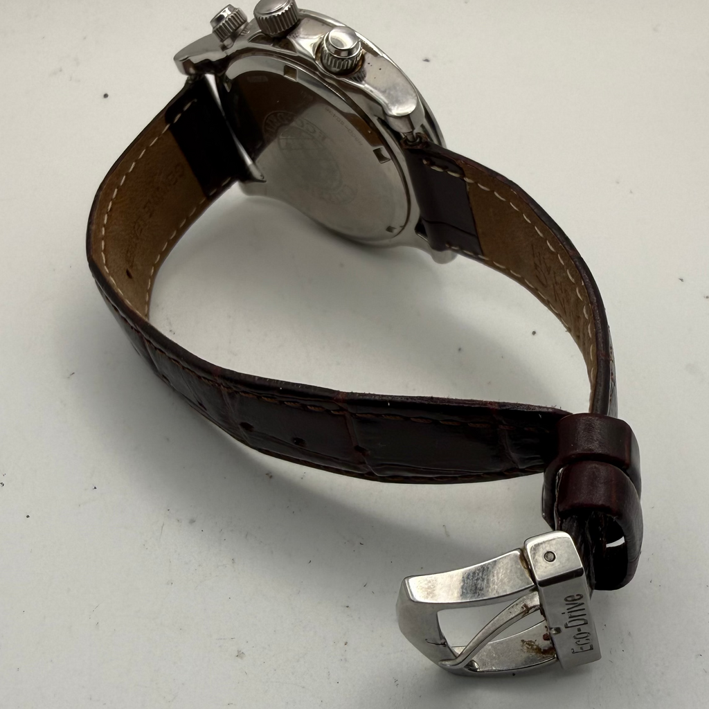 Citizen Eco-Drive Chronograph WR100 Brown Dial – Rare Colour Variant- £120.00