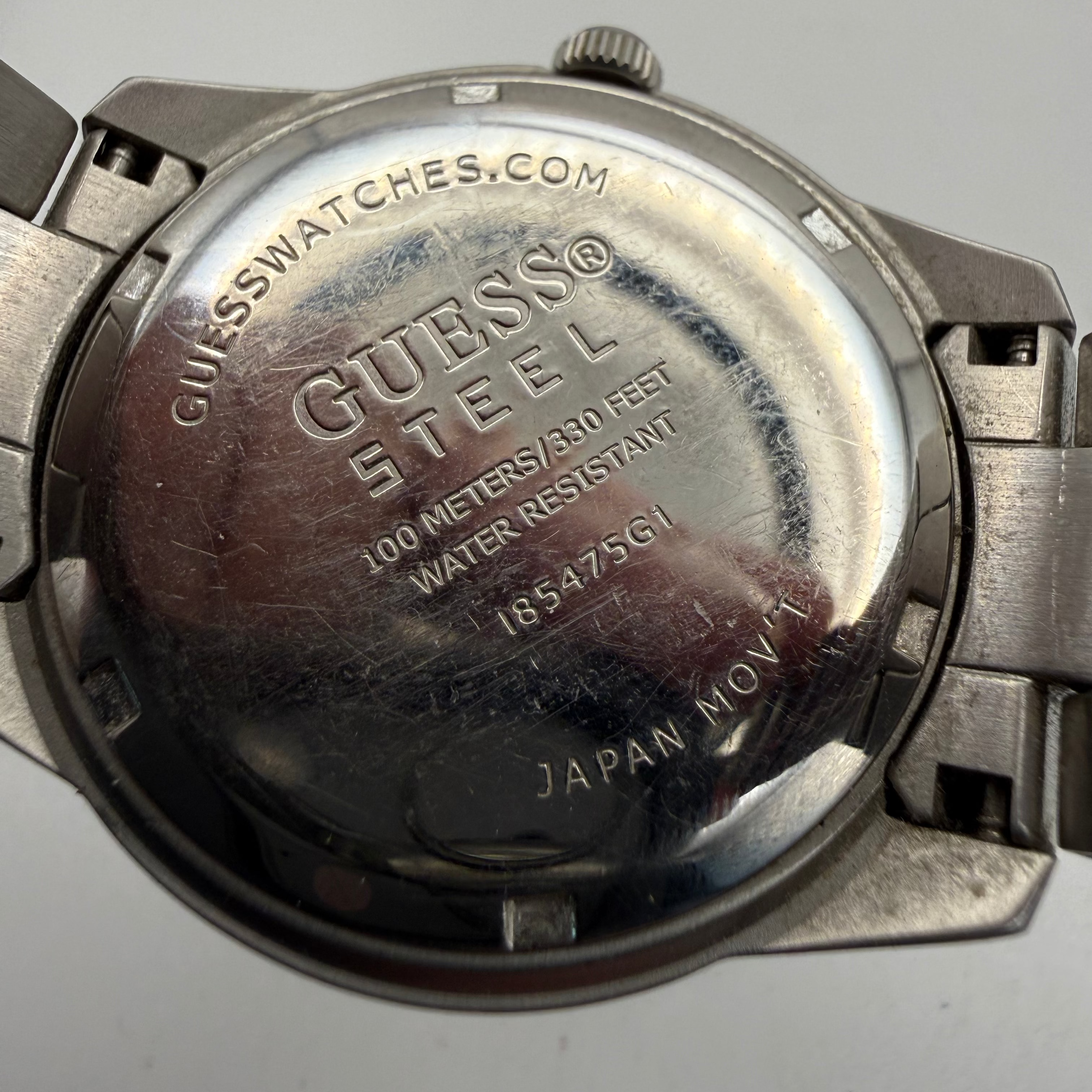 Guess Steel 10 ATM Multi Dial Watch – 42.5mm – 19cm Bracelet – Pre Loved – Fully Tested & Working- £40.00