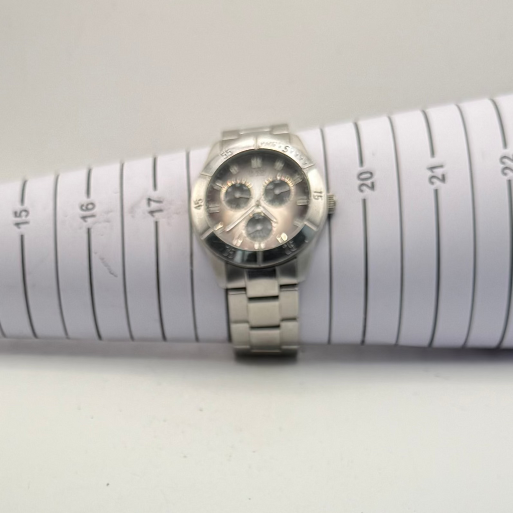 Guess Steel 10 ATM Multi Dial Watch – 42.5mm – 19cm Bracelet – Pre Loved – Fully Tested & Working- £40.00