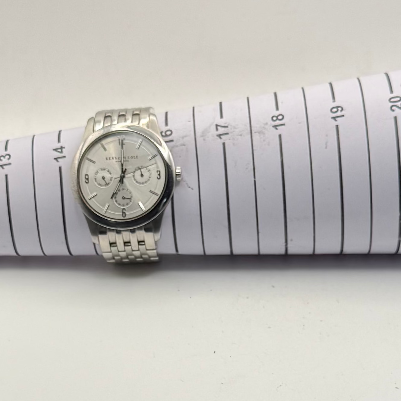 Kenneth Cole New York Multi Function Silver Dial Watch- £40.00