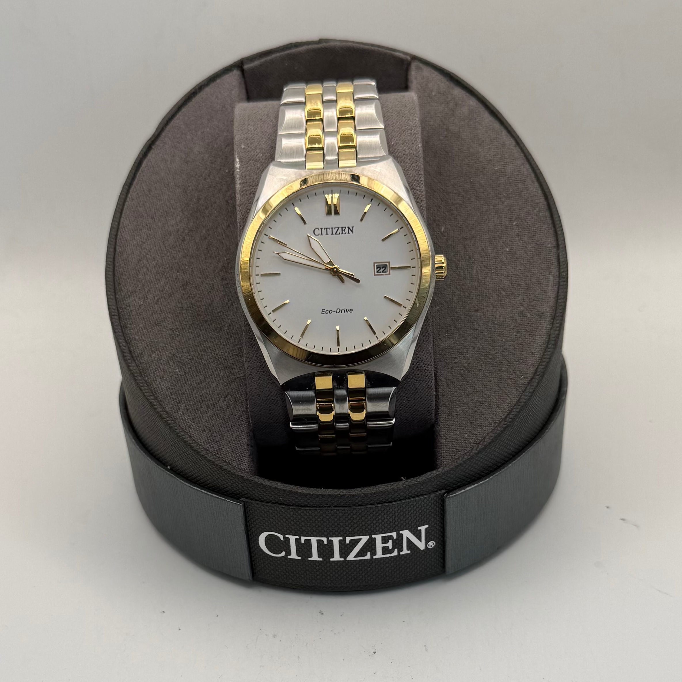 Citizen Eco-Drive Two Tone Date Watch 42mm Original Box (Fully Tested and Working)- £90.00