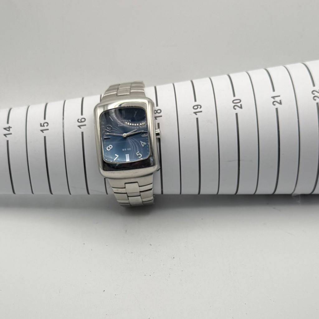 Citizen Eco-Drive WR100 Blue Dial Tank Watch- £90.00