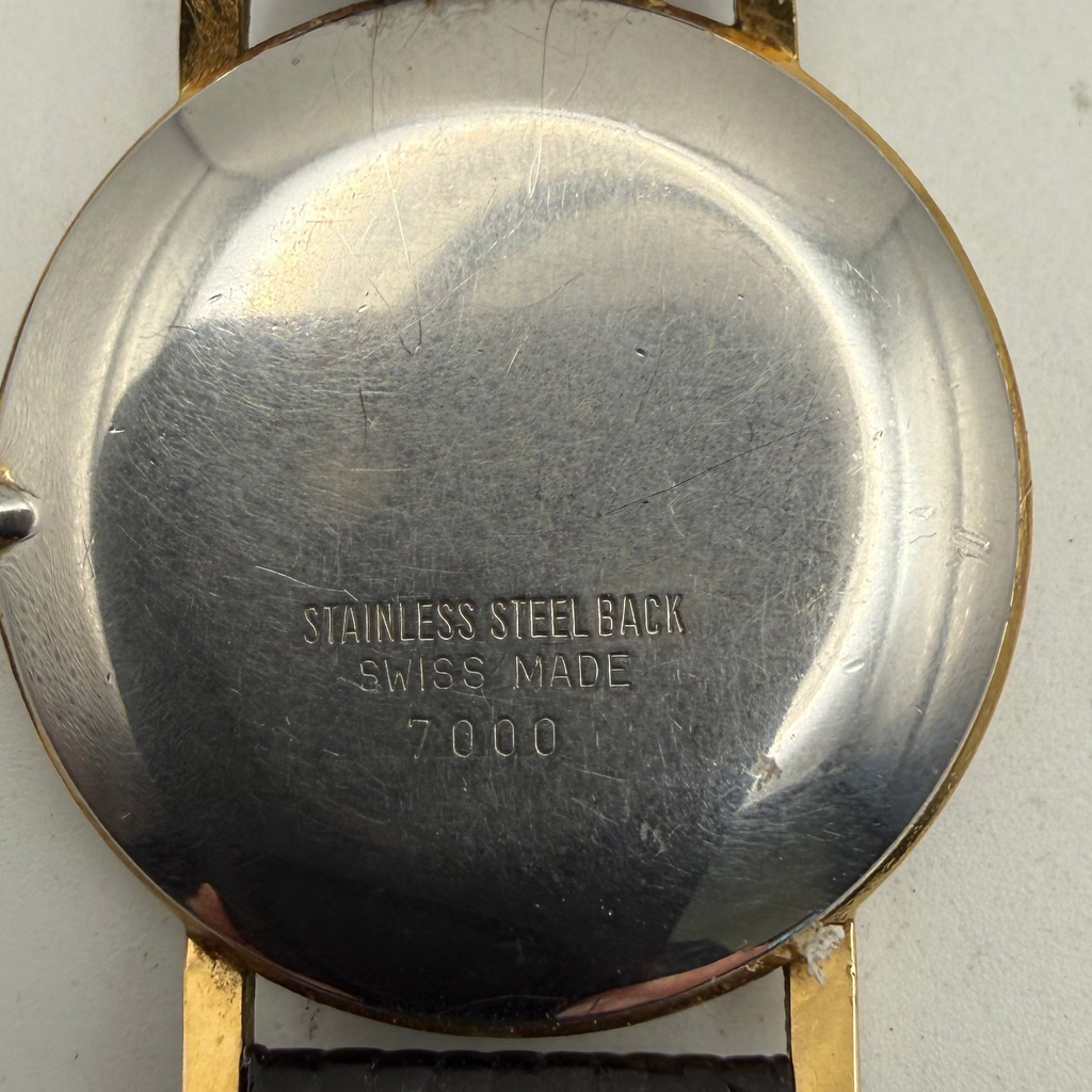 Vintage Raymond Weil Geneve Mechanical Wind Up Dress Watch Swiss Made 34mm- £85.00