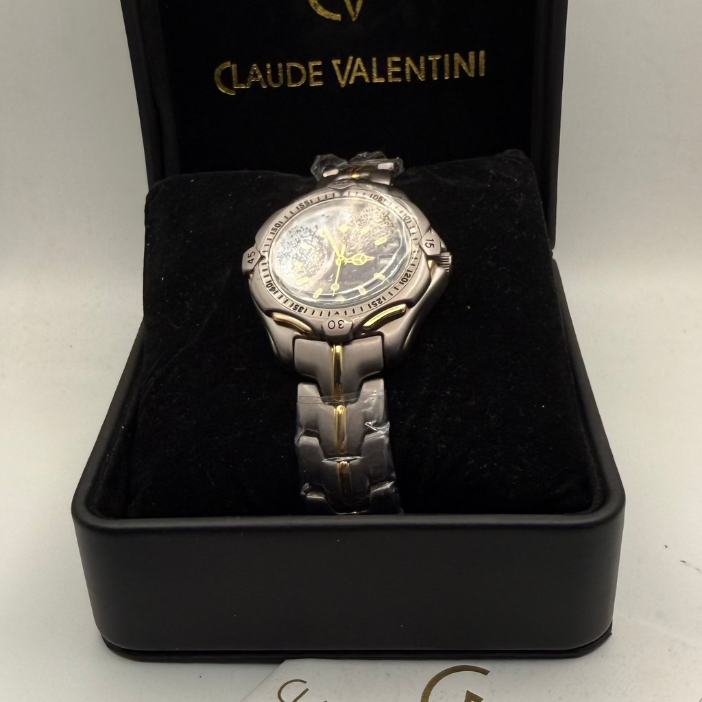 Claude Valentini Premier Sports – New Old Stock – Full Set – Blue Dial- £65.00