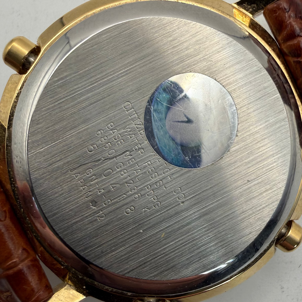 Citizen Quartz Alarm Chronograph Multi-Function – Full Set – Gold Tone – Vintage 1990s- £130.00