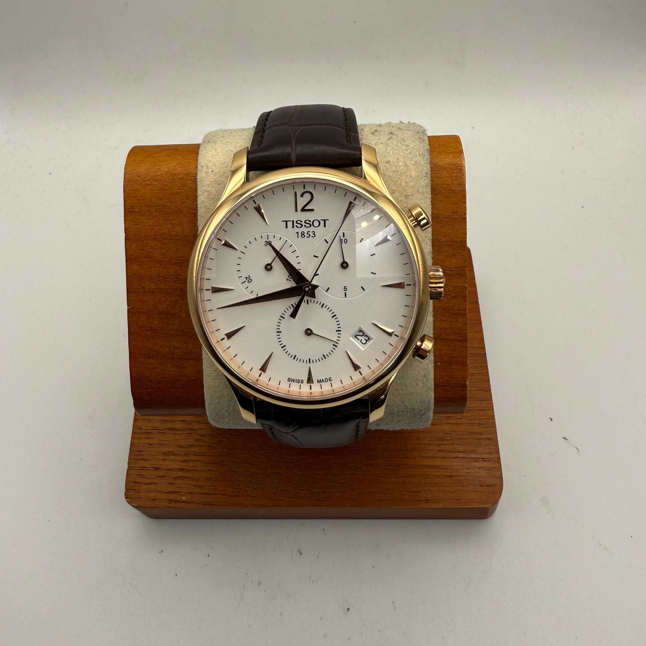 Tissot 1853 Rose Gold Chronograph – Full Set – Sapphire Crystal – Stunning Dress Watch- £250.00