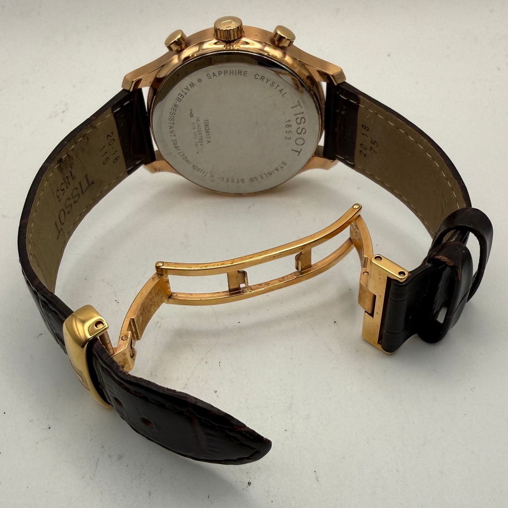 Tissot 1853 Rose Gold Chronograph – Full Set – Sapphire Crystal – Stunning Dress Watch- £250.00
