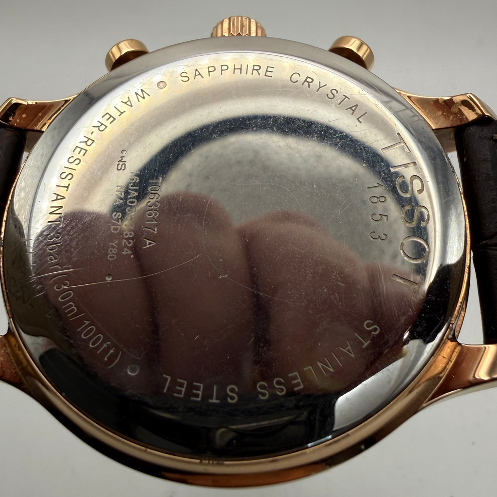 Tissot 1853 Rose Gold Chronograph – Full Set – Sapphire Crystal – Stunning Dress Watch- £250.00